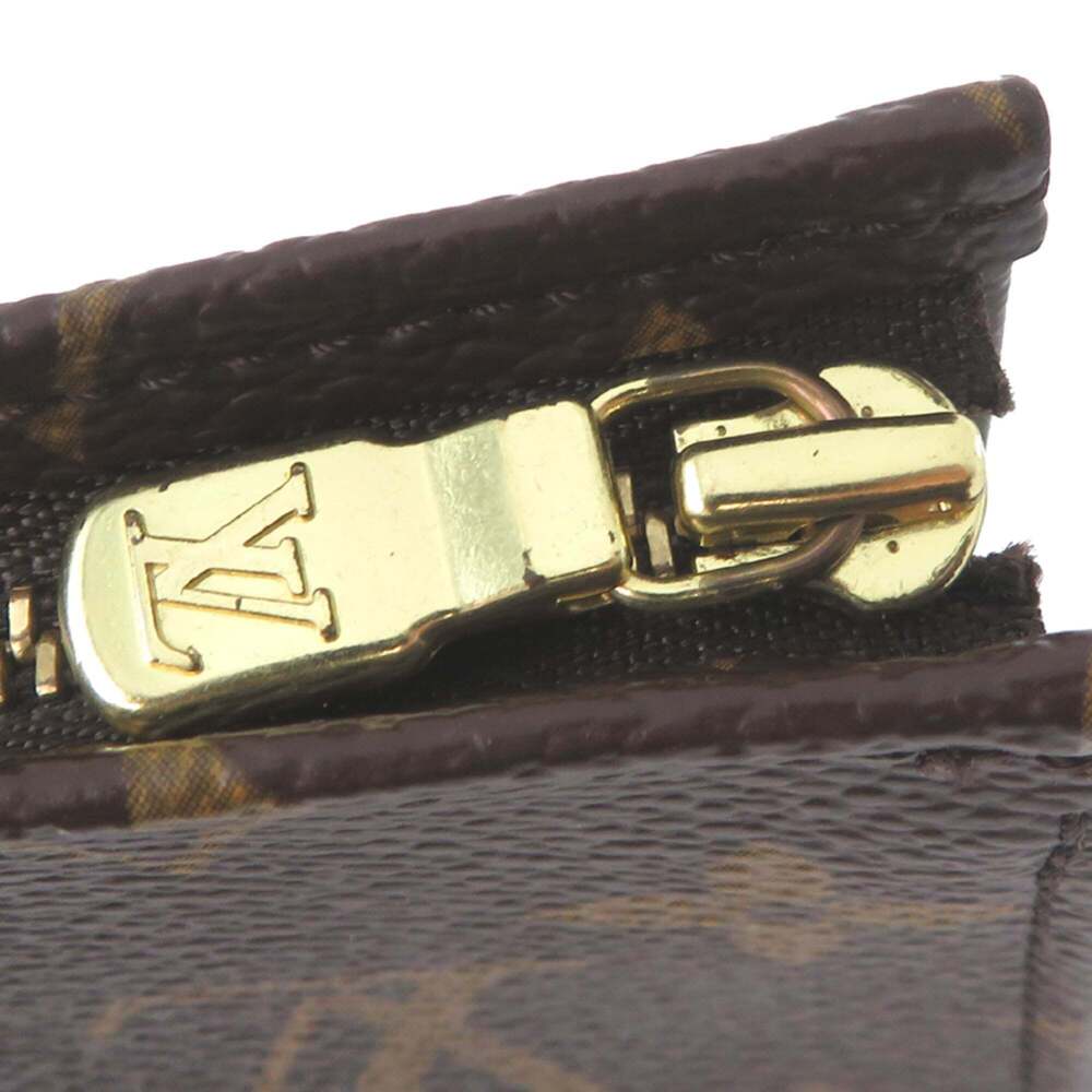 LOUIS VUITTON Authentic Brown Monogram Pouch - Picture 8 of 9